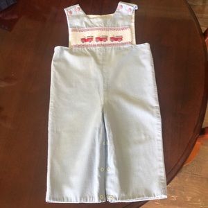 Smocked Firetruck One Piece